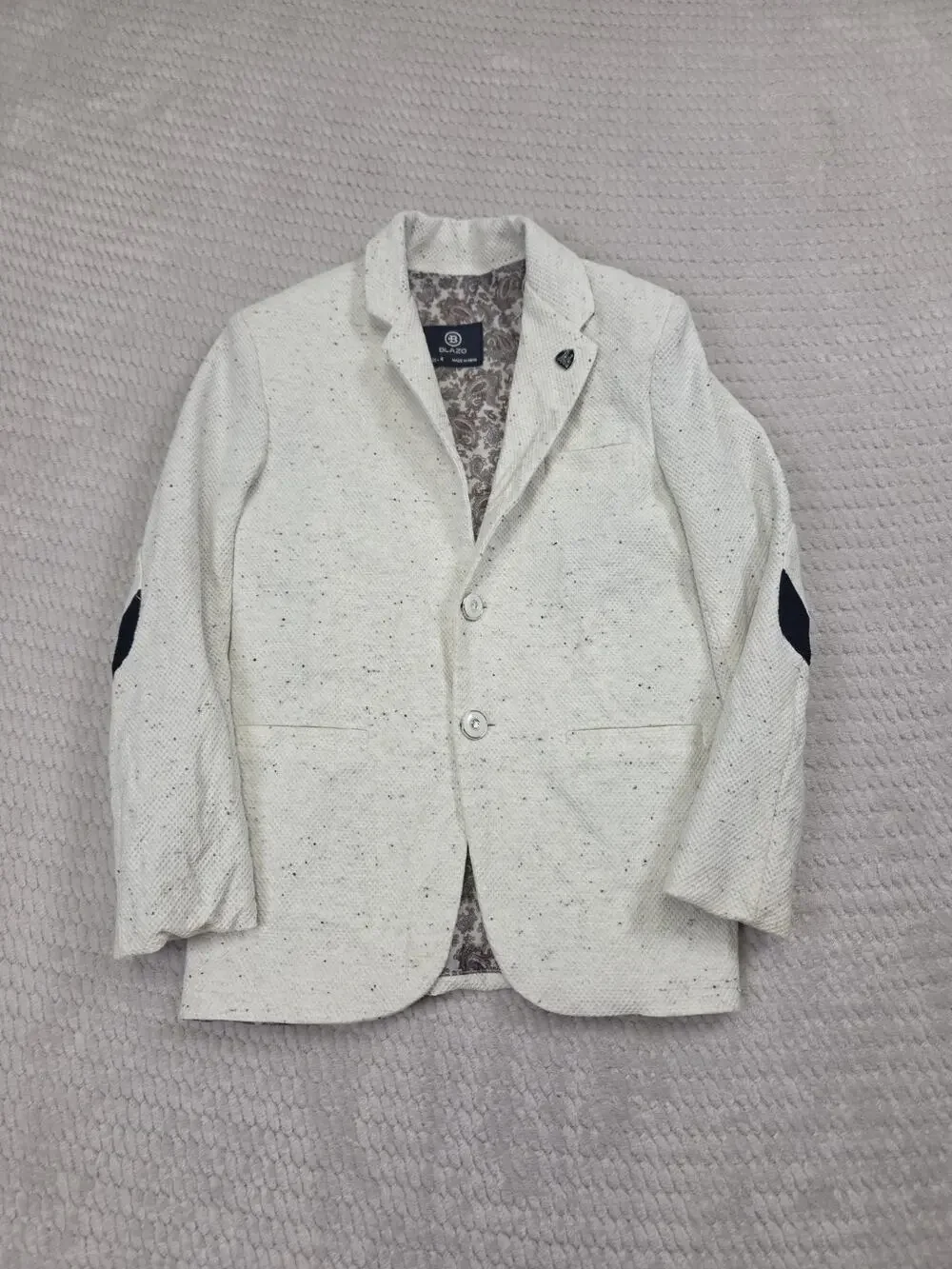 Blazo Blazer Boys 4 Knit Two Button Blazer Preppy Dress